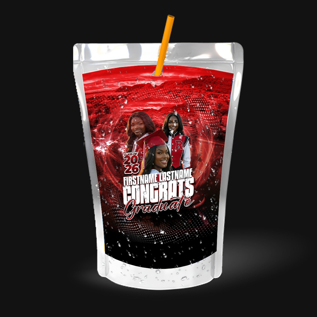 Personalized Capri Sun Labels | Custom Juice Pouch Party Favors