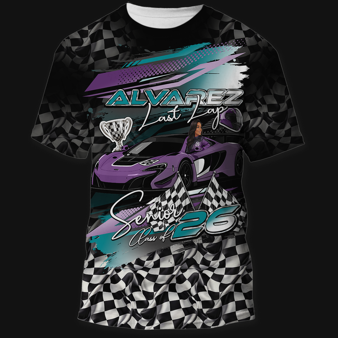 Senior 2026 Custom All-Over Tee | Personalized Senior Shirt
