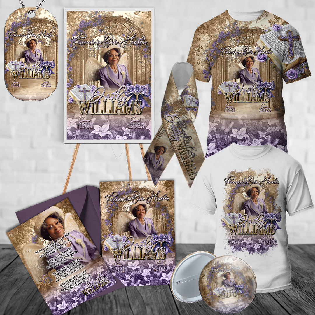 Memorial Essentials Bundle — Personalized Keepsakes to Honor a Life Remembered