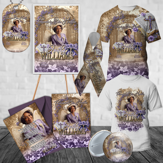 Memorial Essentials Bundle — Personalized Keepsakes to Honor a Life Remembered