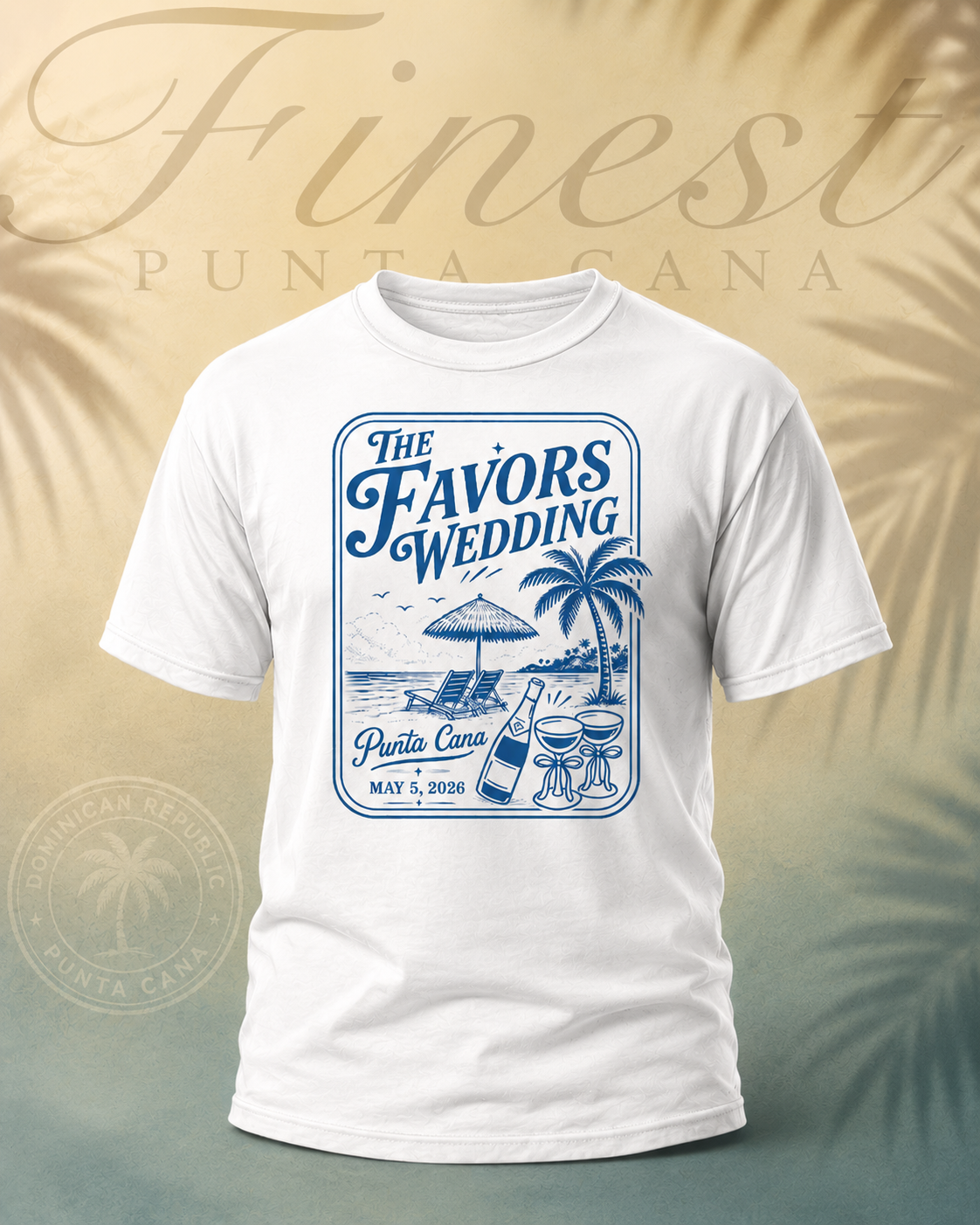 The Favors Punta Cana Wedding Keepsake Tee