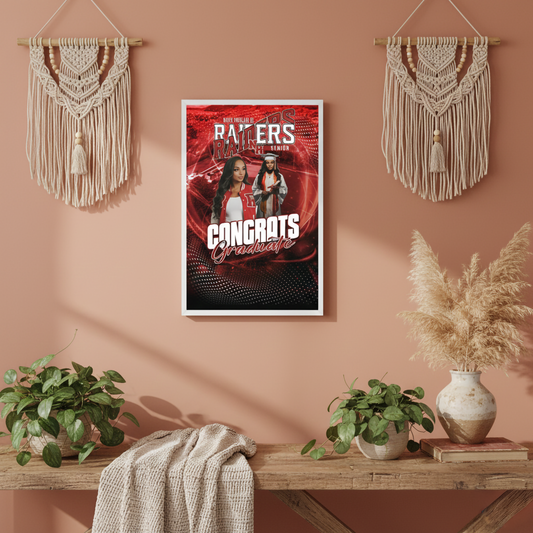 Custom Senior or Sports Poster Print