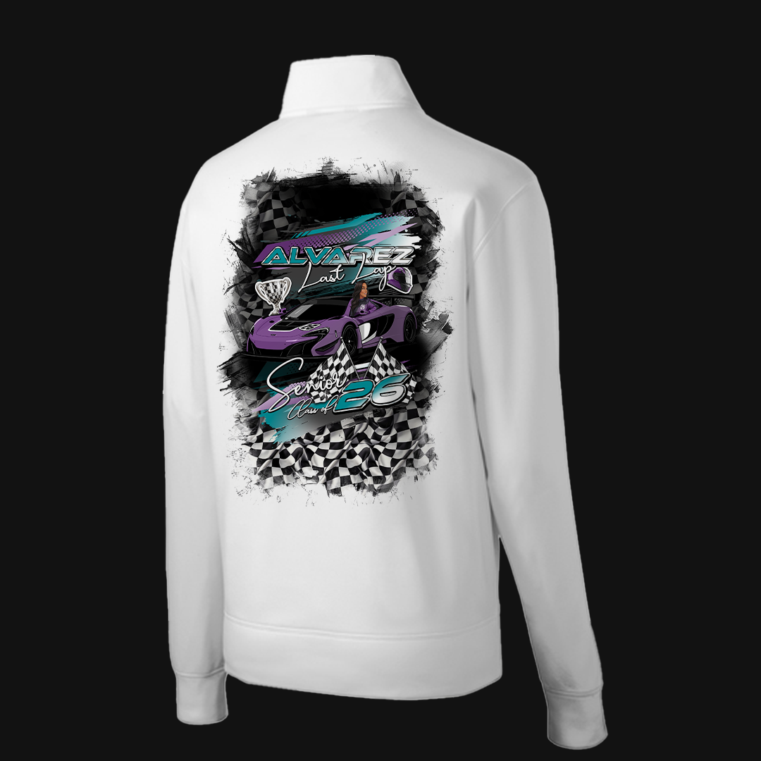 Senior “Last Lap” Custom Track Jacket | Full-Zip Senior Keepsake