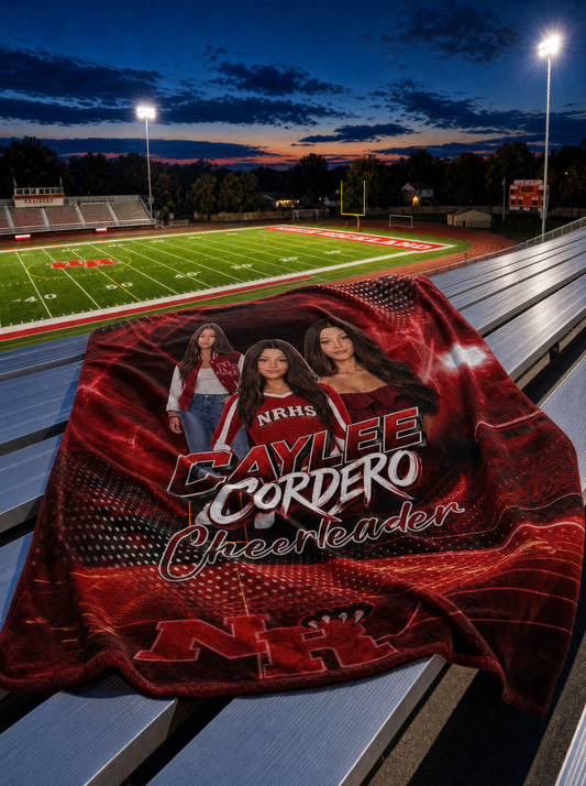 NRHS Premium Personalized Fleece Blanket Keepsake