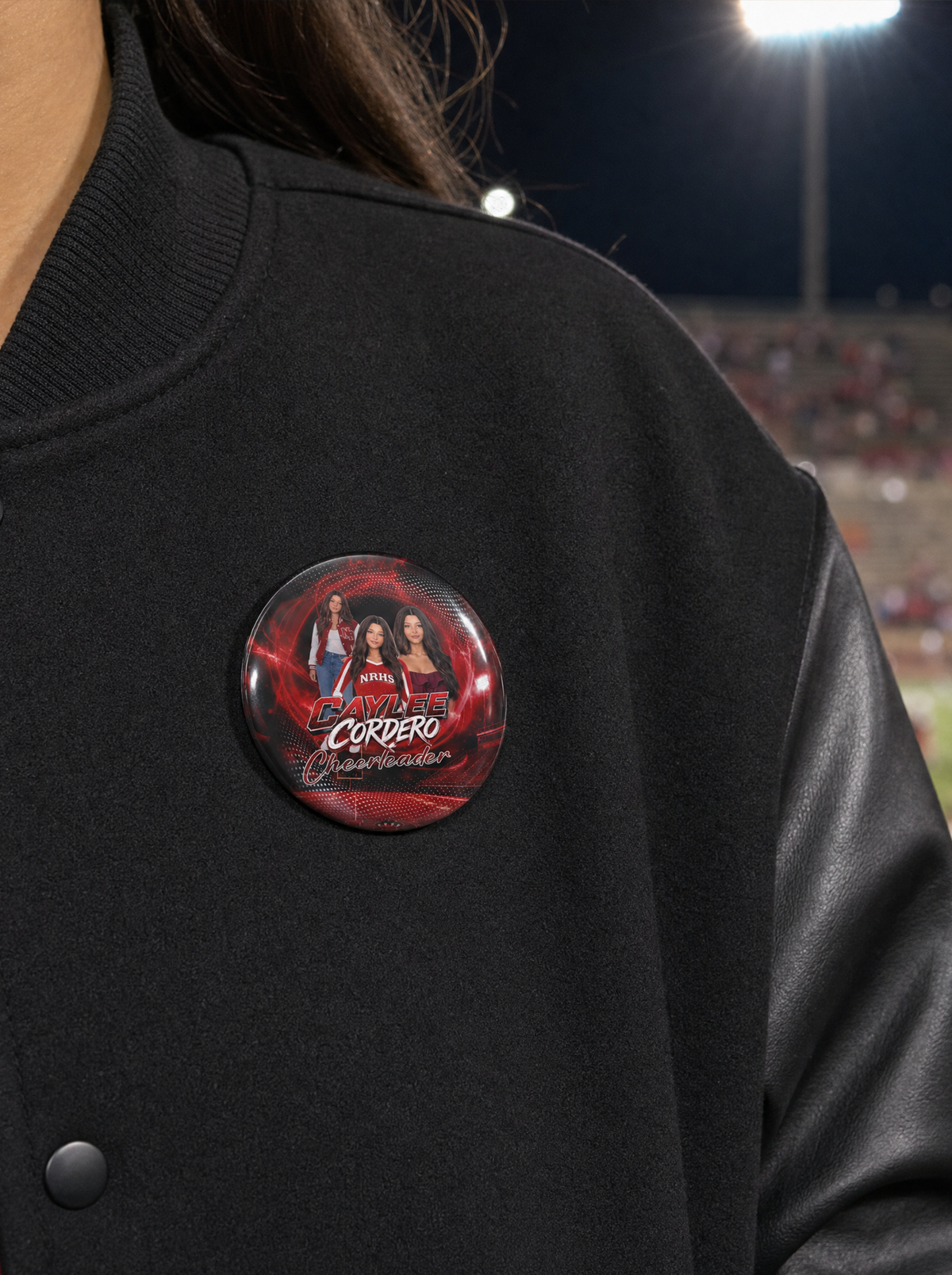 NRHS Premium Personalized Spirit Button Set