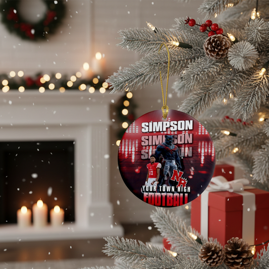 Custom Ceramic Christmas Ornament