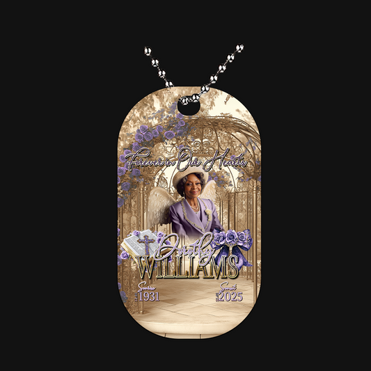 Custom Memorial Dog Tag | Photo Tribute Keepsake Tag