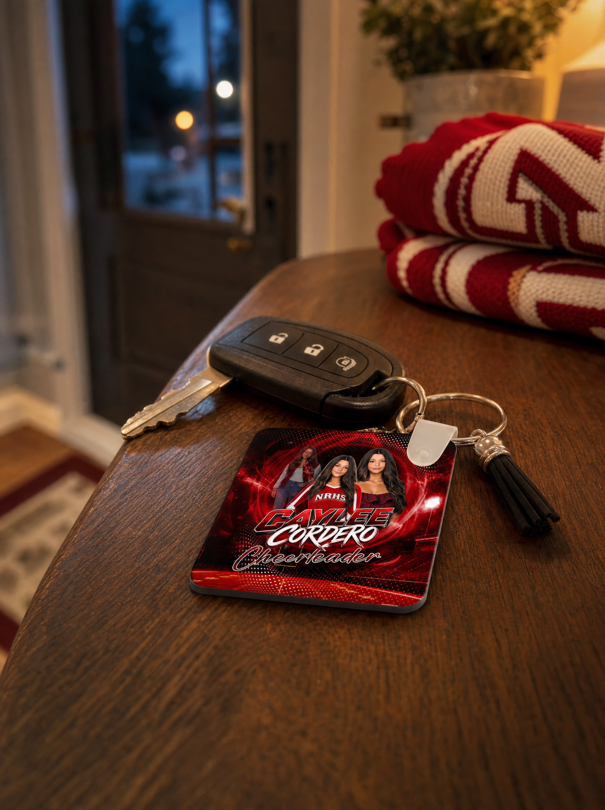 NRHS Premium Personalized Double-Sided Spirit Keychain