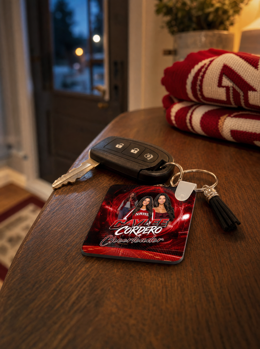 NRHS Premium Personalized Double-Sided Spirit Keychain