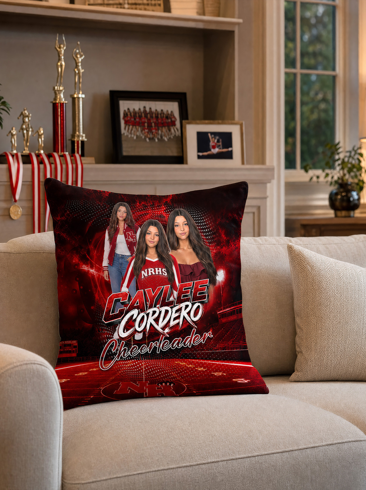 NRHS Premium Personalized Spirit Pillow Keepsake