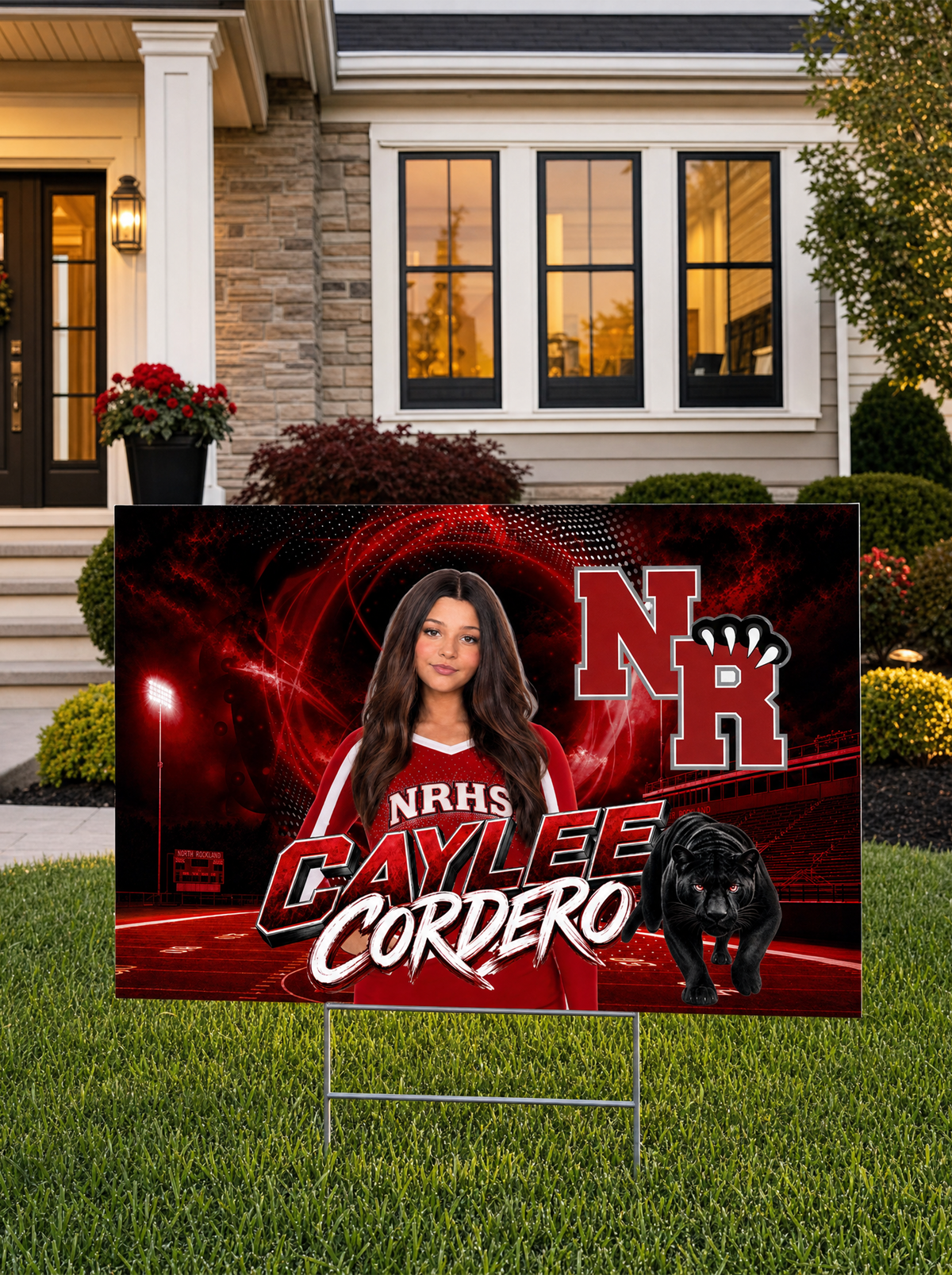 NRHS Premium Personalized Spirit Yard Sign